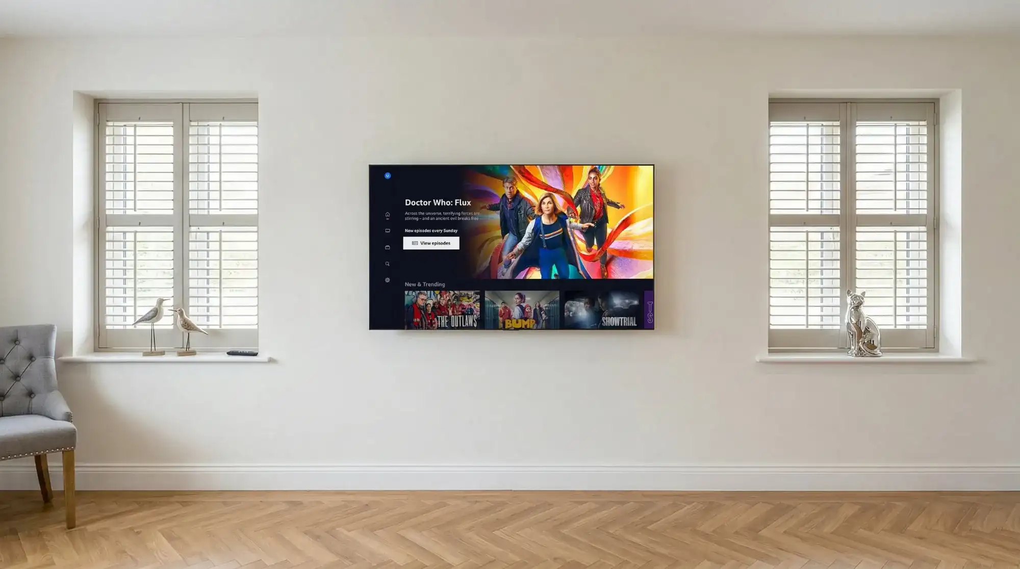 Completed samsung tv on sanus bracket — maldon by Advanced Aerials