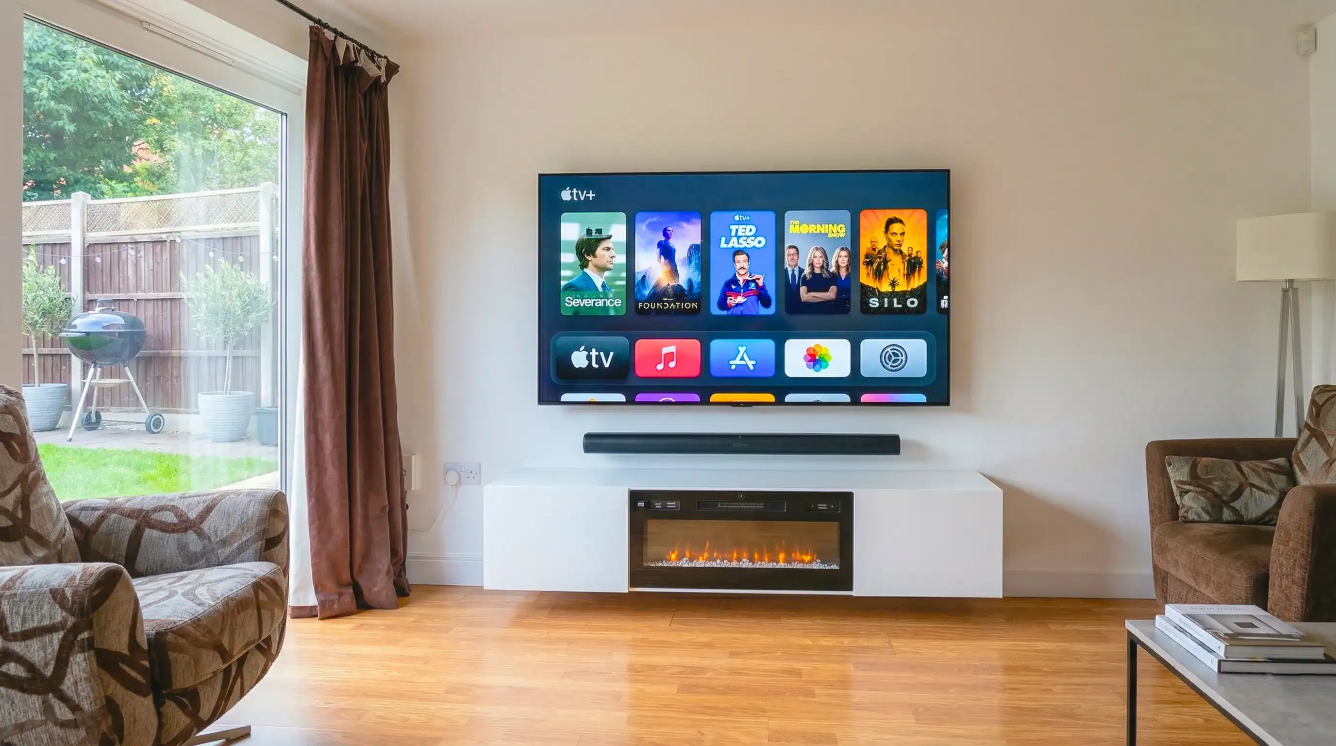 Completed tv, soundbar & electric fire — colchester, essex by Advanced Aerials
