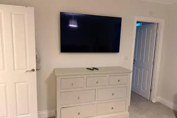 Bedroom TV wall mount in Colchester