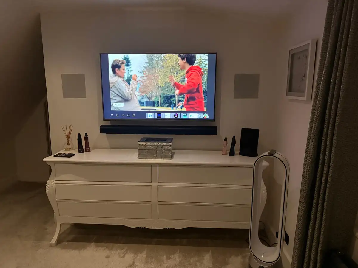 Bedroom Cinema Setup — Tiptree