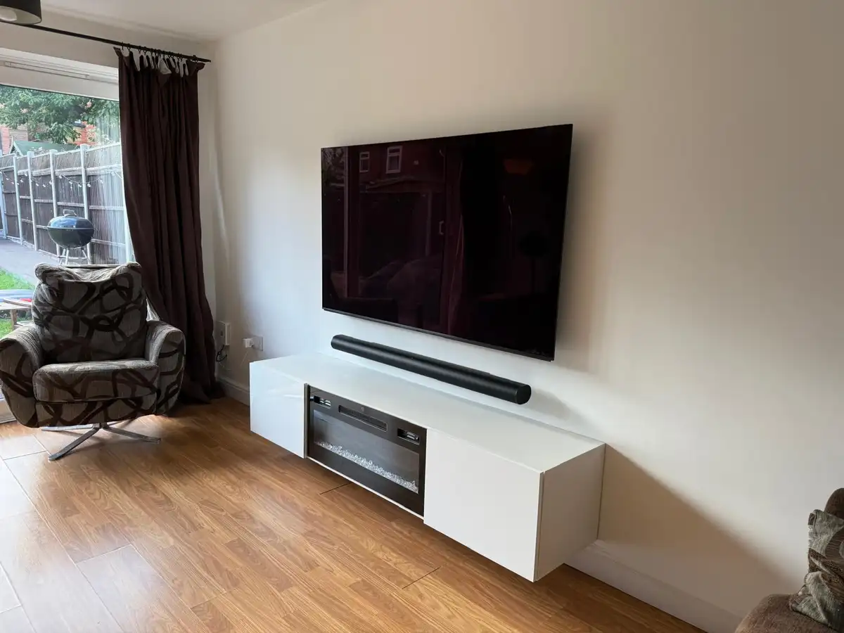 TV, Soundbar &amp; Electric Fire — Colchester